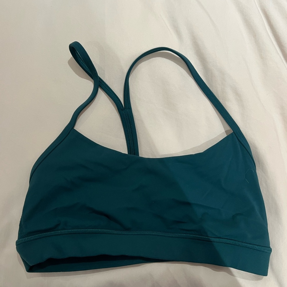 lululemon dark green Sports Bra